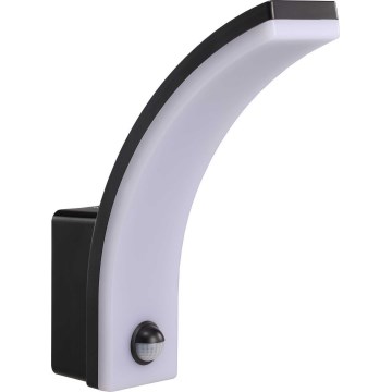 LED Applique extérieure dimmable avec capteur de mouvement et capteur crépusculaire LED/12/15/20W/230V IP65 noire
