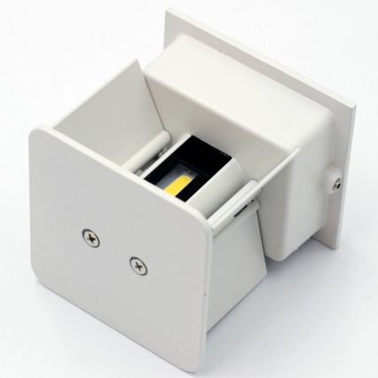 LED Applique murale d'extérieur 2xLED/3W/230V IP54 blanc