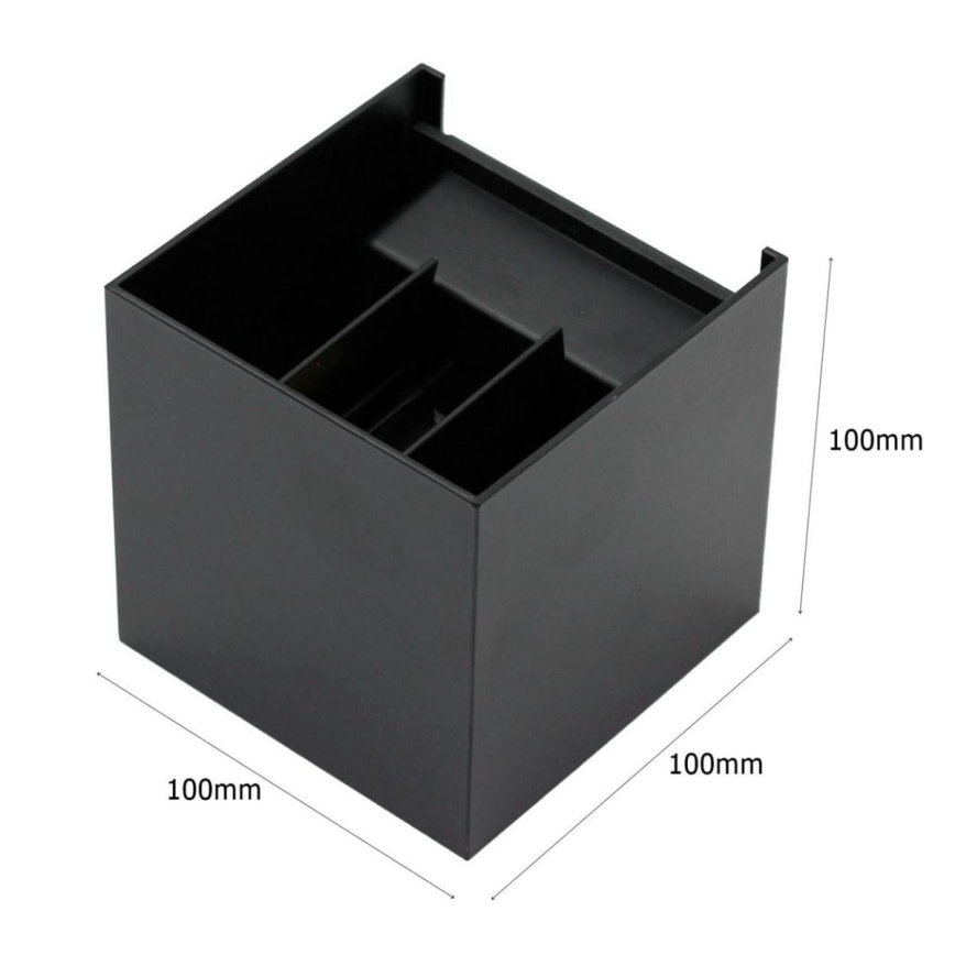 LED Applique murale d'extérieur 2xLED/3W/230V IP54 noir
