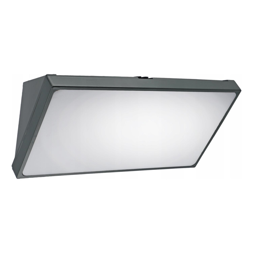 LED Applique murale d'extérieur avec détecteur de mouvement LED/20W/230V IP65 gris