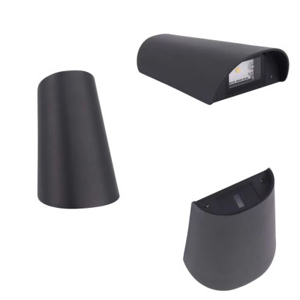 LED Applique murale d'extérieur LED/11W/230V IP65 noire