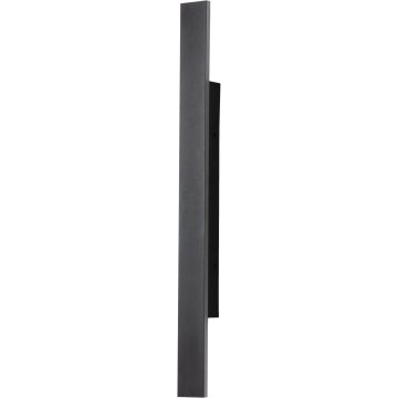 LED Applique murale d'extérieur WOW LED/11W/230V 3000/4000/6000K 60 cm IP54 noire