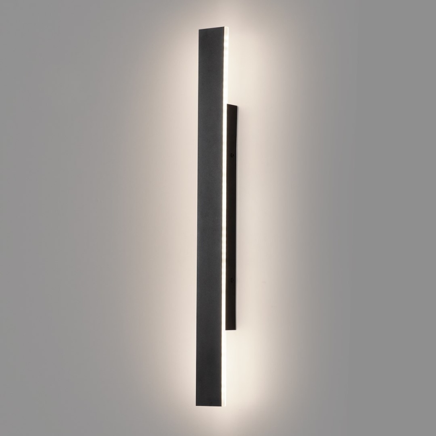 LED Applique murale d'extérieur WOW LED/11W/230V 3000/4000/6000K 60 cm IP54 noire