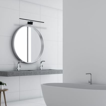 LED Applique murale pour salle de bains SHINE LED/13,8W/230V 60 cm IP44 noire