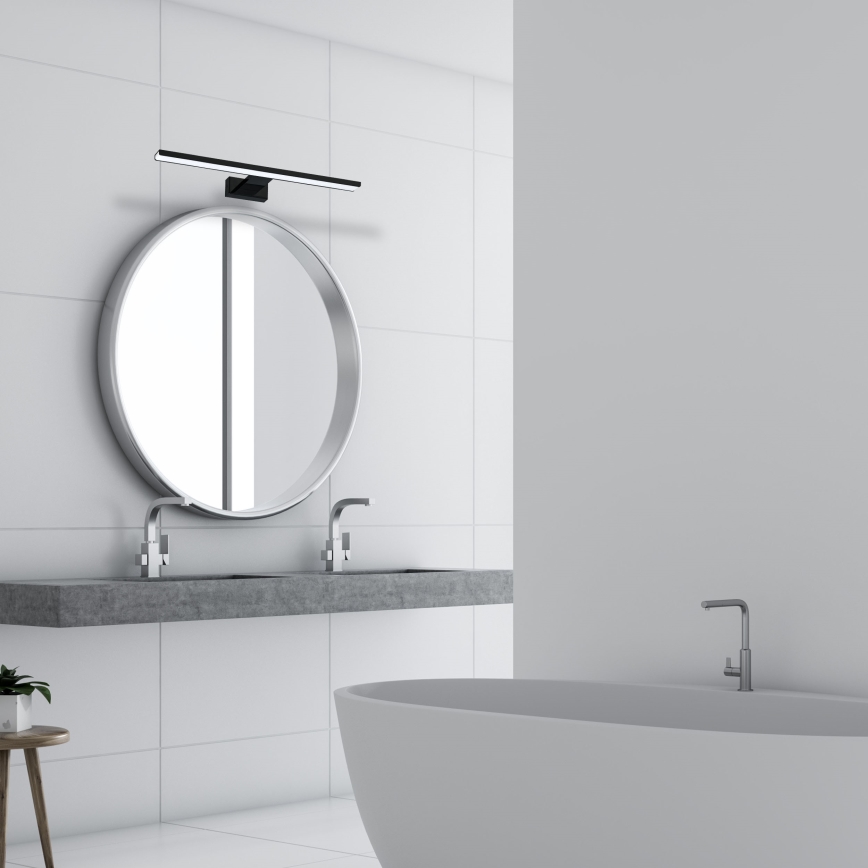 LED Applique murale pour salle de bains SHINE LED/13,8W/230V 60 cm IP44 noire