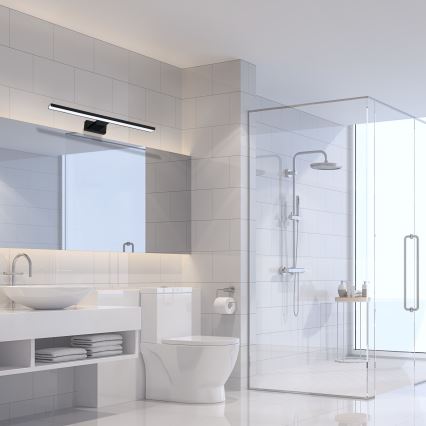 LED Applique murale pour salle de bains SHINE LED/13,8W/230V 60 cm IP44 noire