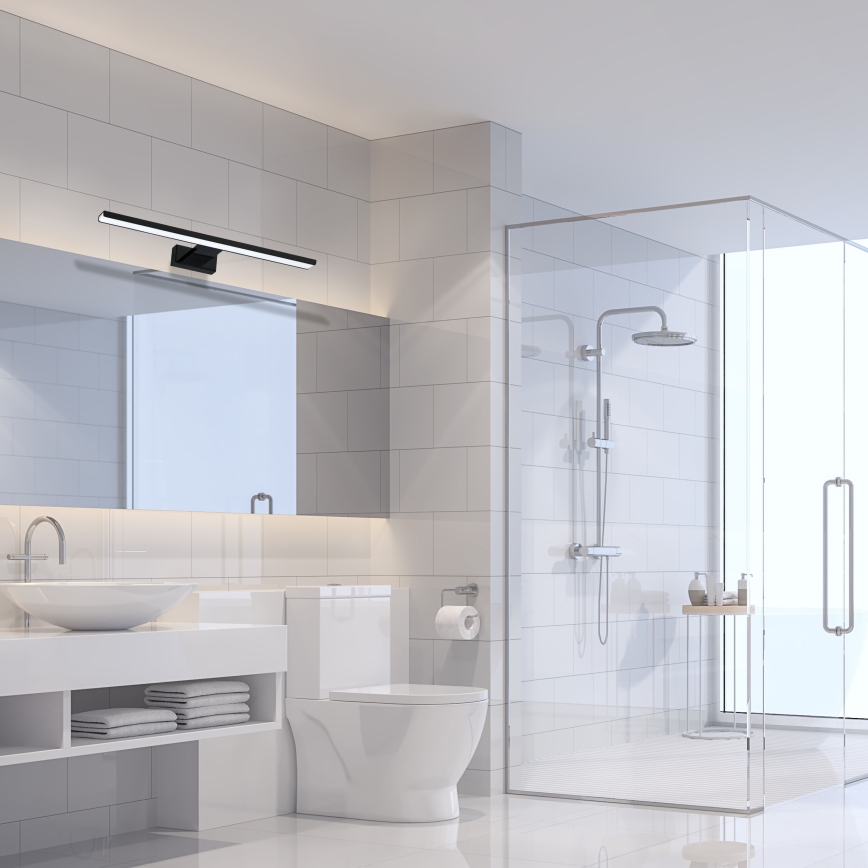 LED Applique murale pour salle de bains SHINE LED/13,8W/230V 60 cm IP44 noire