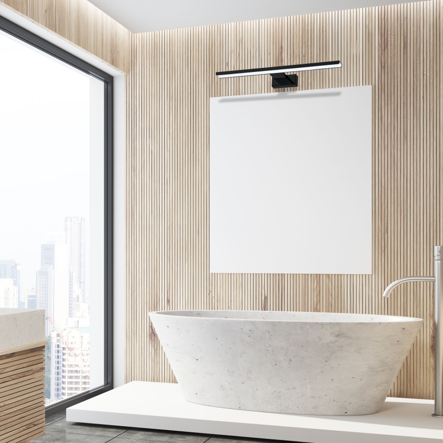 LED Applique murale pour salle de bains SHINE LED/13,8W/230V 60 cm IP44 noire