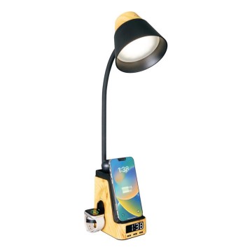 LED+CCT Lampe de bureau dimmable à charge sans fil QI IDEAL LED/8W/230V 2700/4000/5000K beige