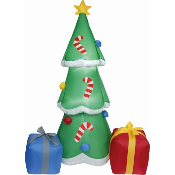 LED Décoration de Noël extérieure LED/8,4W/12/230V 180 cm IP44 sapin et cadeaux