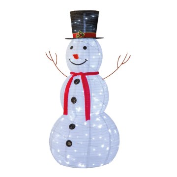 LED Décoration de Noël LED/3,6W/230V 180 cm IP44 bonhomme de neige