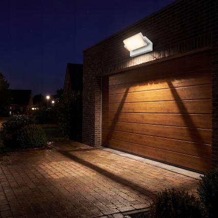 Applique murale extérieure LED dimmable LED/12/18/24W/230V 3000/4000/6500K IP54 blanche