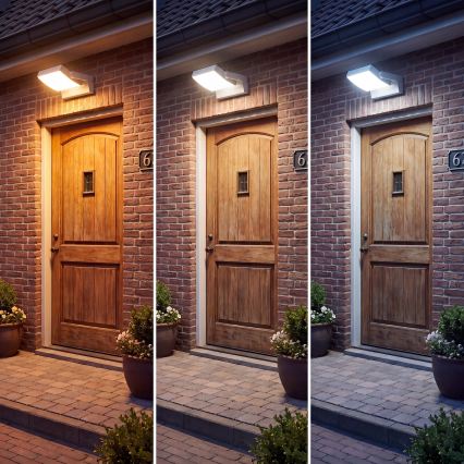 Applique murale extérieure LED dimmable LED/12/18/24W/230V 3000/4000/6500K IP54 blanche
