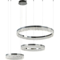 LED dimmable lustre en cristal suspendu sur câble THALIA LED/120W/230V 3000-6000K + télécommande