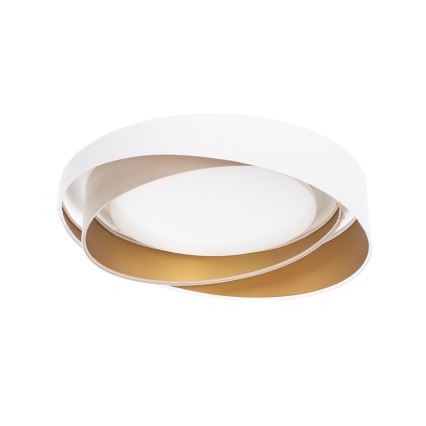 Plafonnier LED dimmable SMART GALAXY MODERN, 24 W, 230 V, 3000–6500 K, Ø 55 cm, blanc/beige/doré + télécommande
