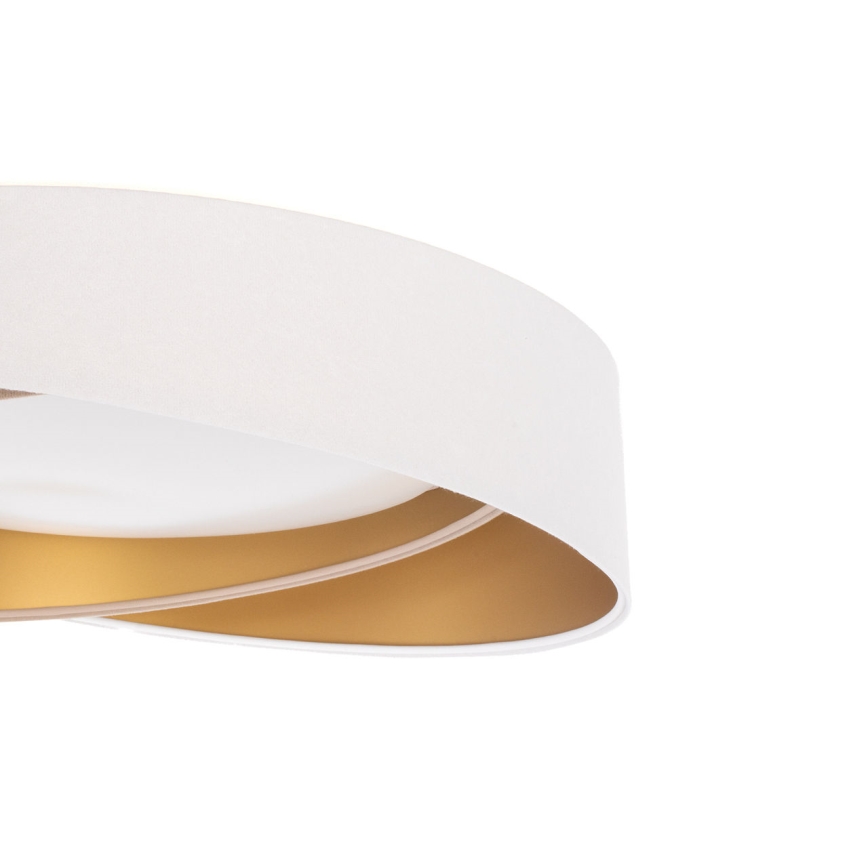 Plafonnier LED dimmable SMART GALAXY MODERN, 24 W, 230 V, 3000–6500 K, Ø 55 cm, blanc/beige/doré + télécommande