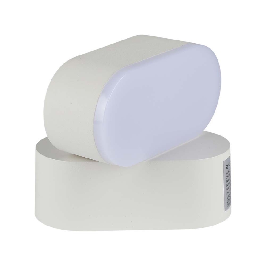LED Extérieur flexible applique murale LED/5W/230V 3000K IP65 blanc
