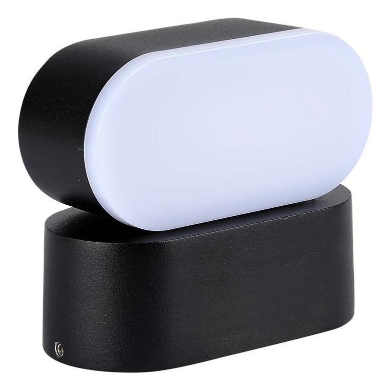LED Extérieur flexible applique murale LED/5W/230V 3000K IP65 noir