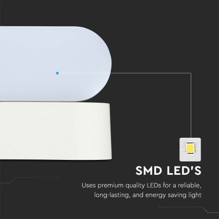 LED Extérieur flexible applique murale LED/5W/230V 4000K IP65 blanc