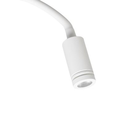 LED Flexible wall petit lampe avec USB BASE 1xLED/8W+1xLED/2W/230V blanc