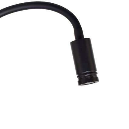 LED Flexible wall petit lampe BASE 1xLED/8W+1xLED/2W/230V noir/argent