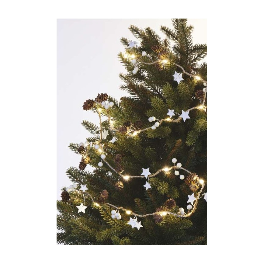 LED  guirlande 20xLED/2xAA 2m