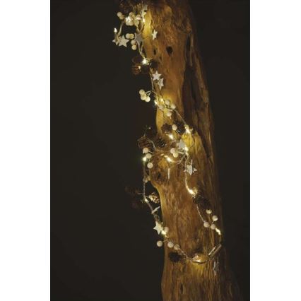 LED  guirlande 20xLED/2xAA 2m