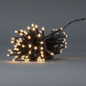 LED Guirlande de Noël d'extérieur 48xLED/7 fonctions/3xAA 4,1m IP44 blanc chaud