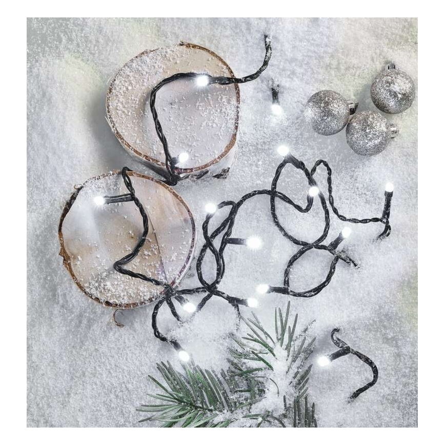 LED  guirlande extérieure 180xLED/8 modes 23m IP44 blanc froid