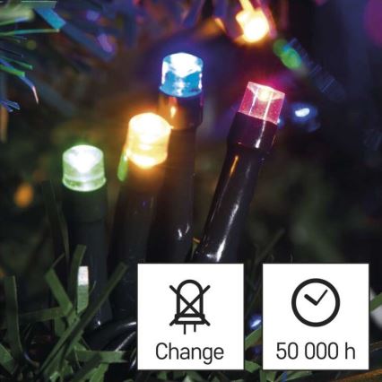 LED guirlande lumineuse de Noël d'extérieur 180xLED/23m IP44 multicolore