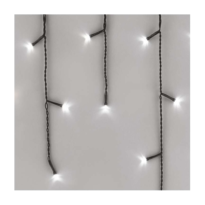 LED Guirlande lumineuse de Noël d'extérieur 600xLED/8 modes 15m IP44 blanc froid