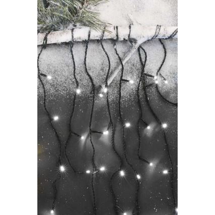 LED Guirlande lumineuse de Noël d'extérieur 600xLED/8 modes 15m IP44 blanc froid