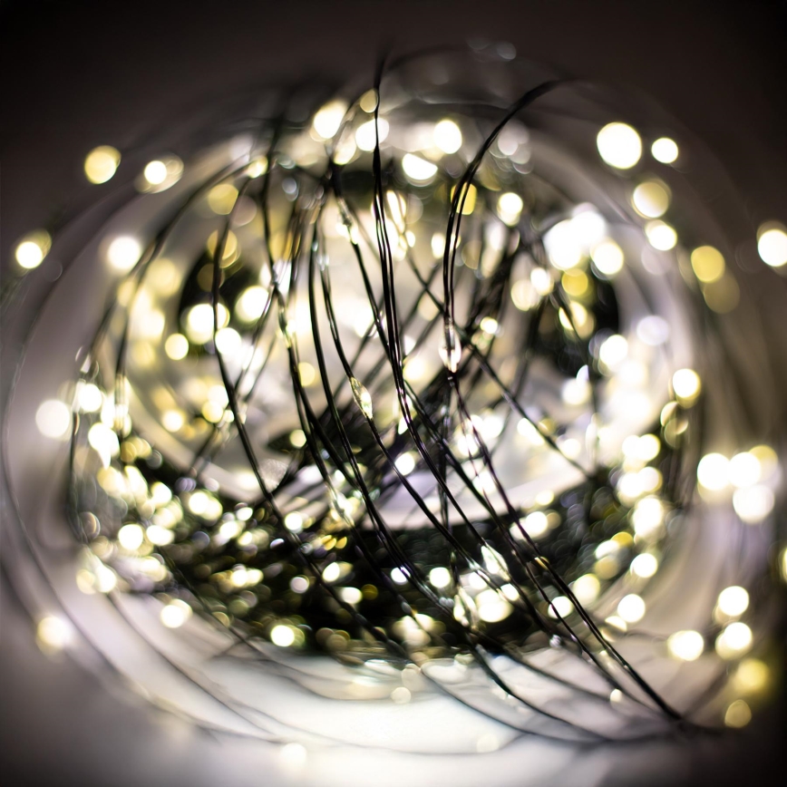 LED Guirlande lumineuse de Noël extérieure 1500xLED/230V 8 fonctions 153 m IP44 blanc chaud + télécommande