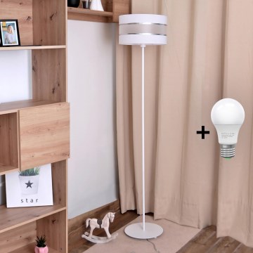 LED Lampadaire HELEN 1xE27/15W/230V blanche