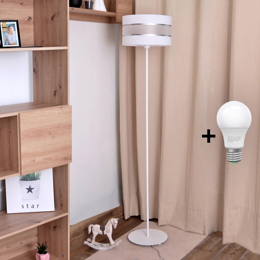 LED Lampadaire HELEN 1xE27/15W/230V blanche