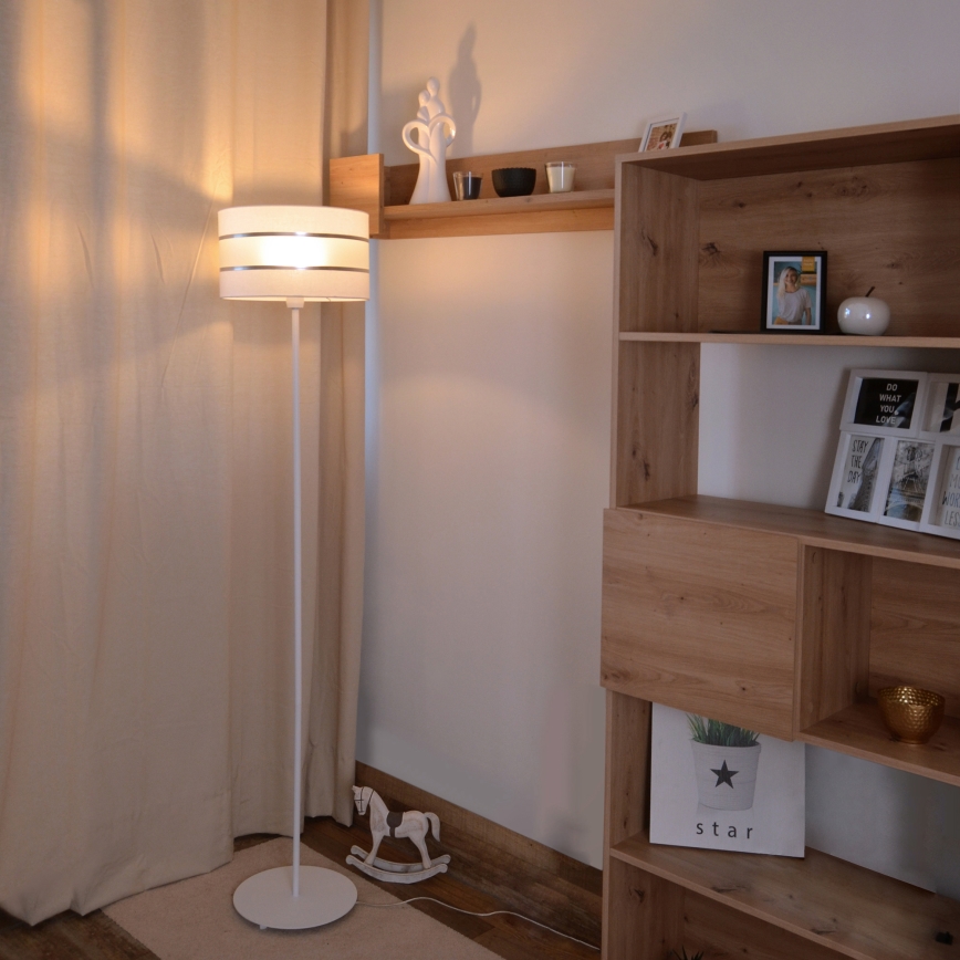 LED Lampadaire HELEN 1xE27/15W/230V blanche
