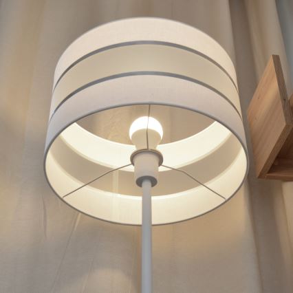 LED Lampadaire HELEN 1xE27/15W/230V blanche