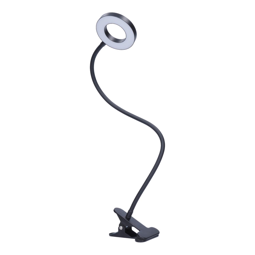 LED Lampe de bureau dimmable à pince LED/8W/230V 3000/4000/5000K noire