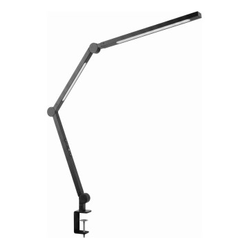 LED Lampe de bureau dimmable tactile et flexible avec pince LED/12W/230V 3000/4000/6000K noire