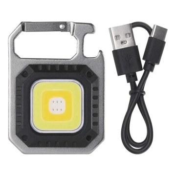 LED Lampe de poche rechargeable LED/USB/3,7V IP44 750 lm 400 mAh