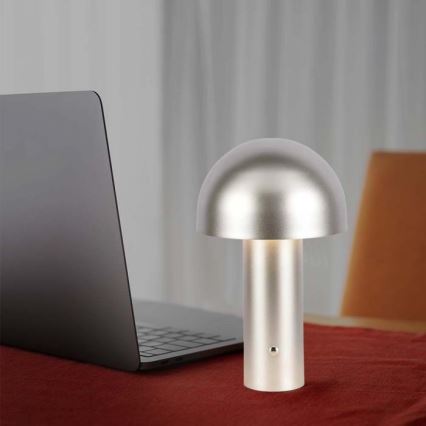 LED Lampe de table tactile rechargeable et à intensité variable LED/1W/5V 3000-6000K 1800 mAh doré