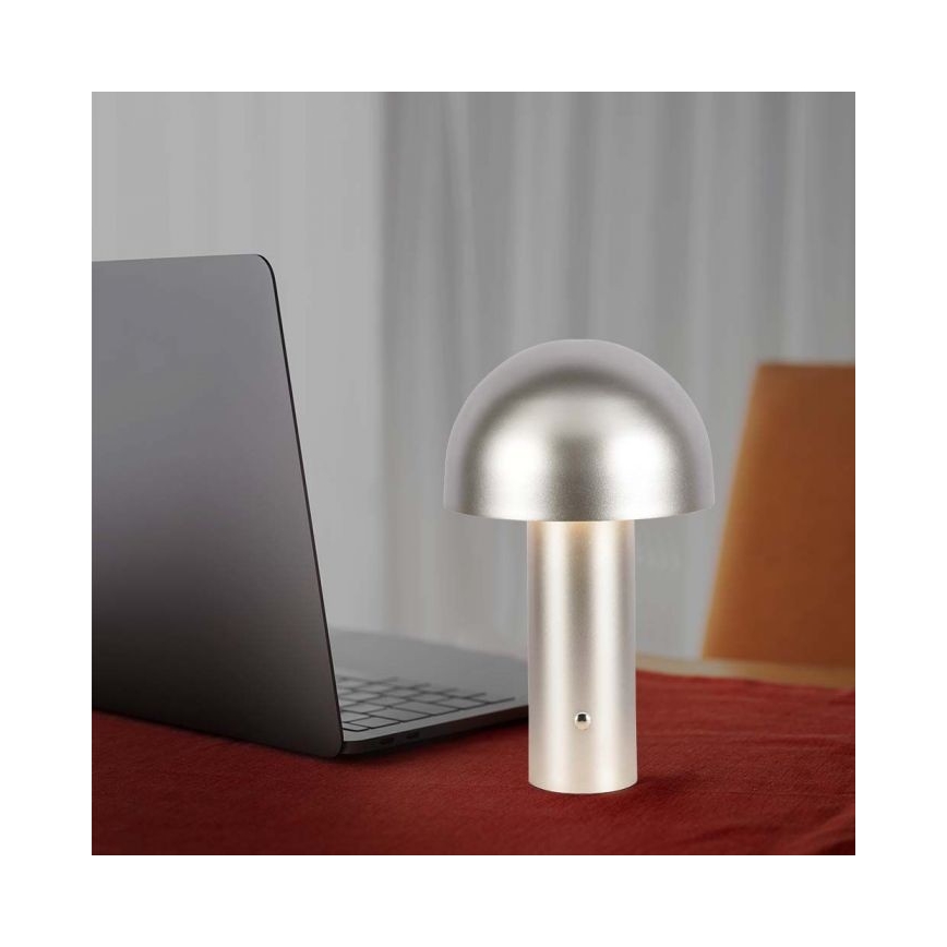 LED Lampe de table tactile rechargeable et à intensité variable LED/1W/5V 3000-6000K 1800 mAh doré
