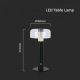 LED Lampe de table tactile rechargeable et à intensité variable LED/1W/5V 3000K 1800 mAh noir