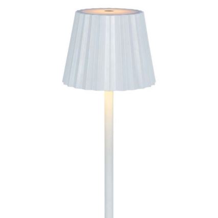 LED Lampe de table tactile rechargeable et à intensité variable LED/4W/5V 3000-6000K 1800 mAh blanc