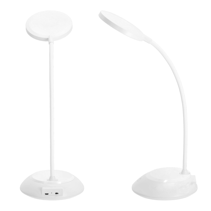 LED Lampe de table à intensité variable rechargeable VISUA LED/5W/5V 3000-5000K 1200 mAh blanc