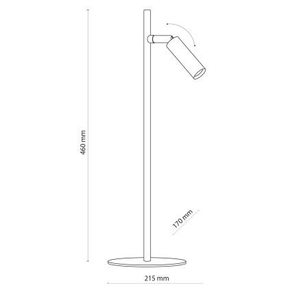 LED Lampe de table LAGOS 1xG9/6W/230V 4000K blanc