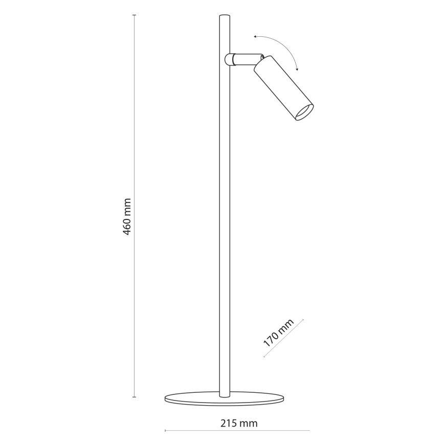 LED Lampe de table LAGOS 1xG9/6W/230V 4000K blanc