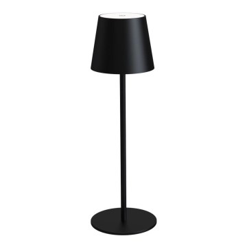 LED Lampe de table rechargeable dimmable d'extérieur LED/4W/4000 mAh 3000/4000/5500K IP44 noire