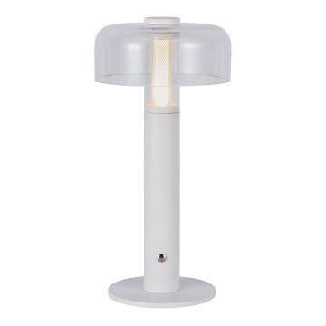 LED Lampe de table tactile rechargeable et à intensité variable LED/1W/5V 3000K 1800 mAh blanc