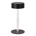 LED Lampe de table tactile rechargeable et à intensité variable LED/3W/5V 3000-6000K 2400 mAh noir